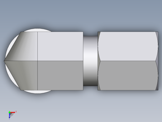 卡套式工业通用硬管接头EO_Adjustable_Locknut_elbow_WEE06LMCF俯视缩略图