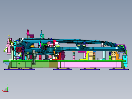 新能源汽车侧围外板工装后视缩略图
