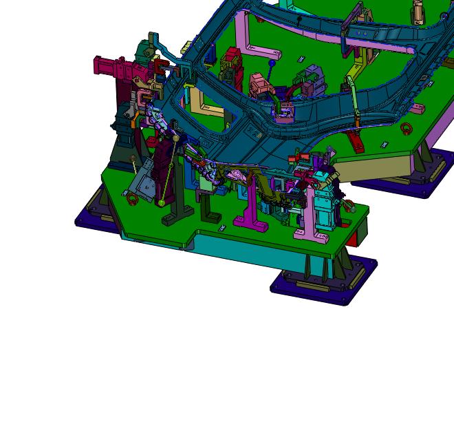 新能源汽车侧围外板工装