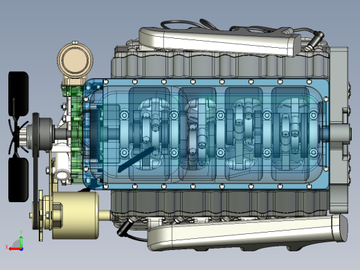 V8引擎后视缩略图