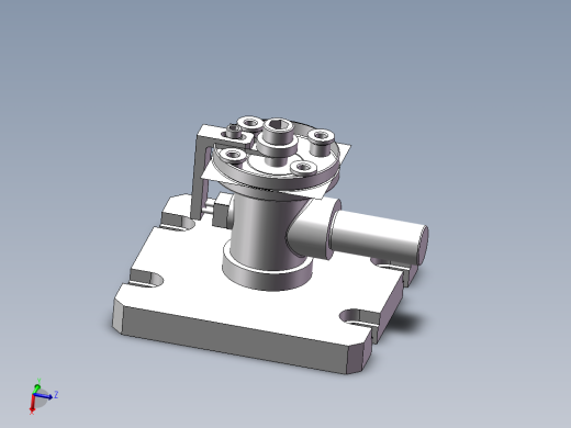 连杆支座钻4x10孔钻孔夹具含三维二维说明书