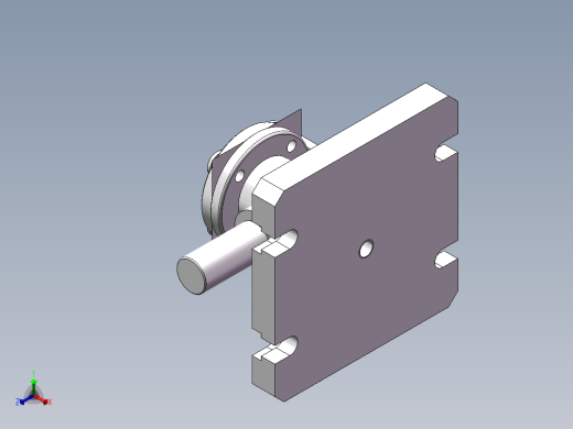 连杆支座钻4x10孔钻孔夹具含三维二维说明书正等轴测缩略图