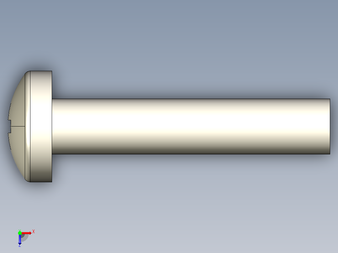 螺丝 M2 x 十字盘头-M2 x 10 Screw head.STEP俯视图
