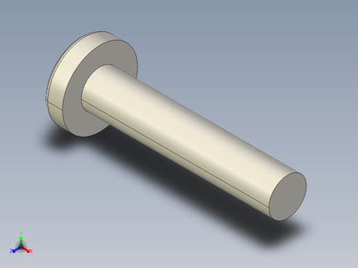 螺丝 M2 x 十字盘头-M2 x 10 Screw head.STEP正等轴测缩略图