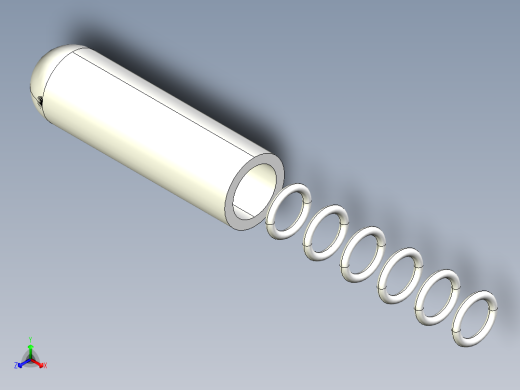 定位柱(A) 2210-3D多系列多零件图纸模型
