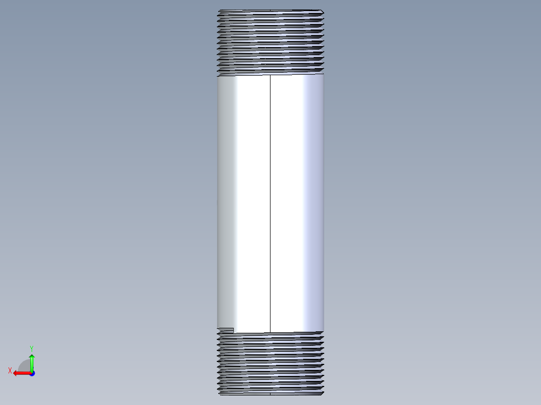 聚氯乙烯配件33-Sch80_Nipple_MPTxMPT_861-175_1.25in x 6in后视图