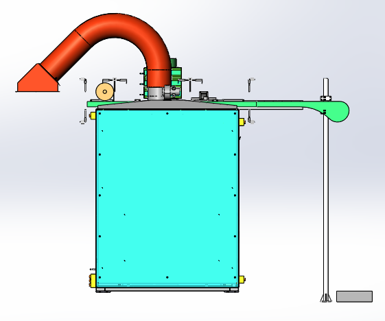悬挂链红外烤箱（sw18可编辑+BOM+cad）