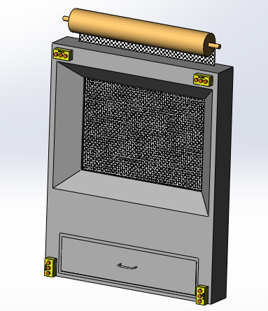 悬挂链红外烤箱（sw18可编辑+BOM+cad）