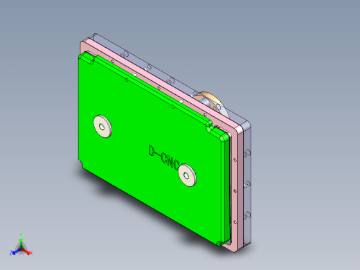 笔记本电脑D壳铣斜孔4.5轴CNC治具