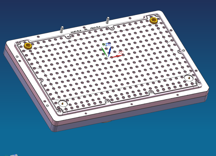 笔记本电脑D壳铣斜孔4.5轴CNC治具