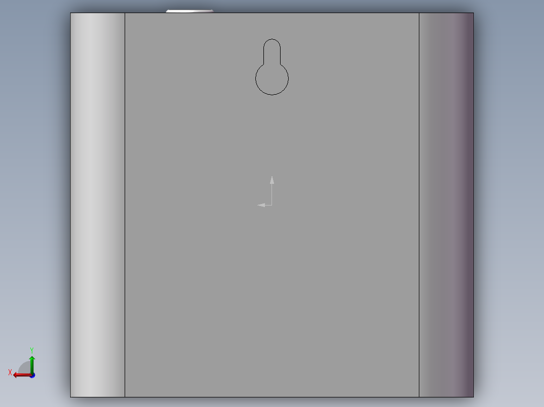 佐格温湿度气压记录仪后视图