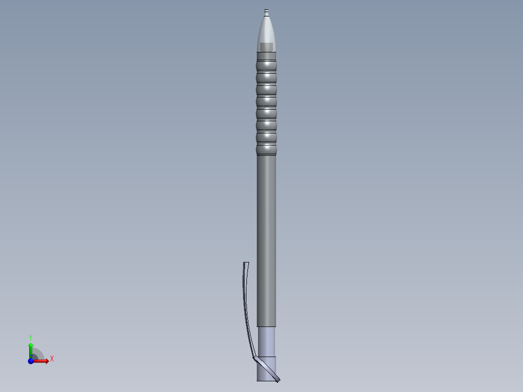 A0002495-机械铅笔 – 带内部机构前视图