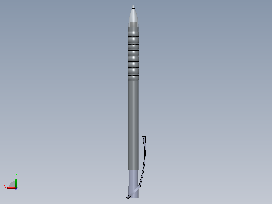 A0002495-机械铅笔 – 带内部机构后视图