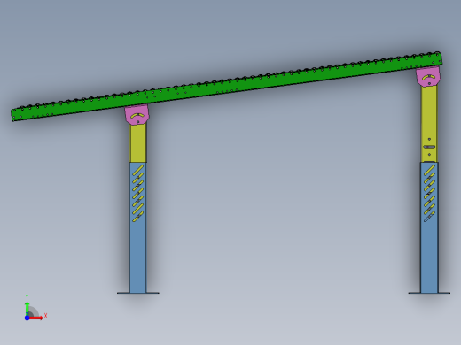 无动力滚筒线（可调节角度）前视缩略图