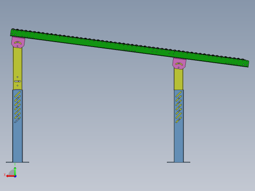 无动力滚筒线（可调节角度）后视缩略图