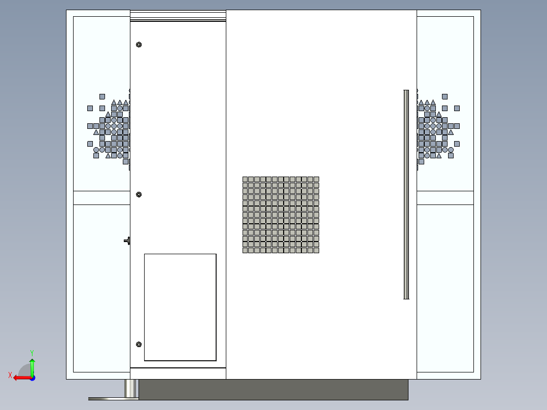 B2004247-线切割机床后视图