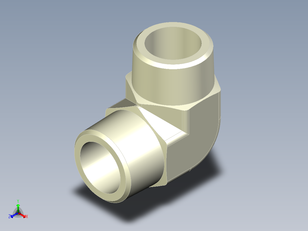 弯头40A联合Elbow PT1-1_2主视图
