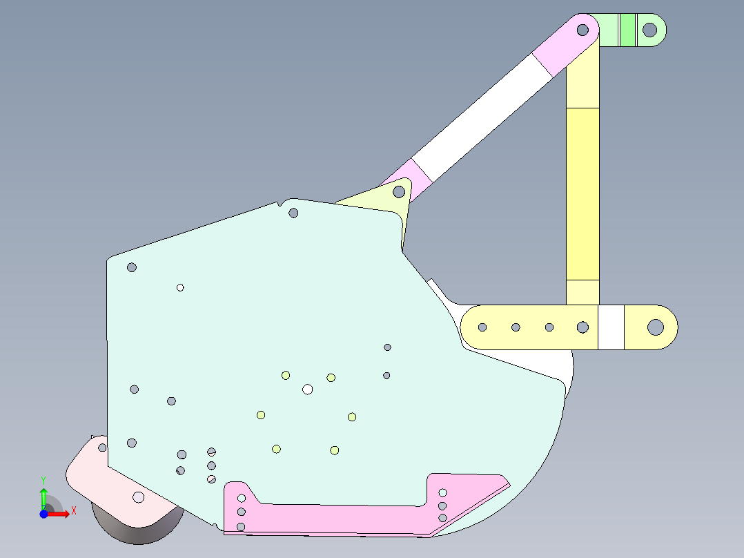 NT-840 农业播种机排种器前视图