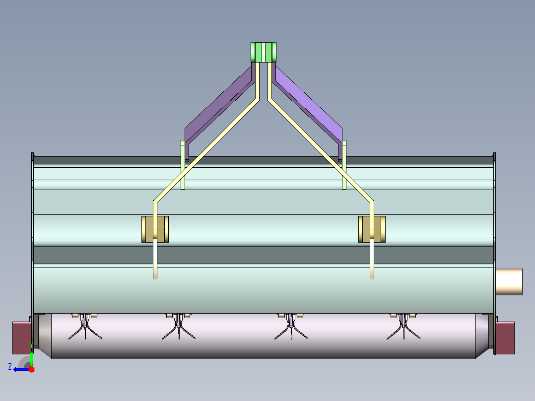 NT-840 农业播种机排种器右视图