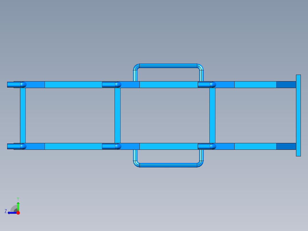 B3003805-管架搬运车右视图