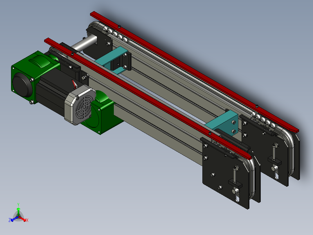 链式辊道输送机   step