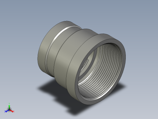 螺纹管管箍-异径有边 DN50-DN40
