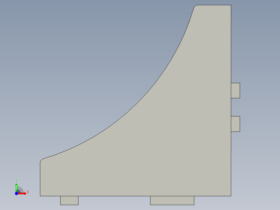 铝合金型材联接角码HBLFSND8前视图