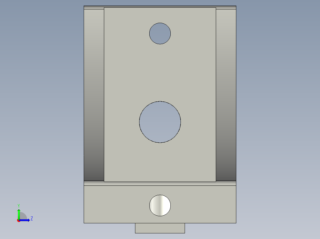 铝合金型材联接角码HBLFSND8左视图