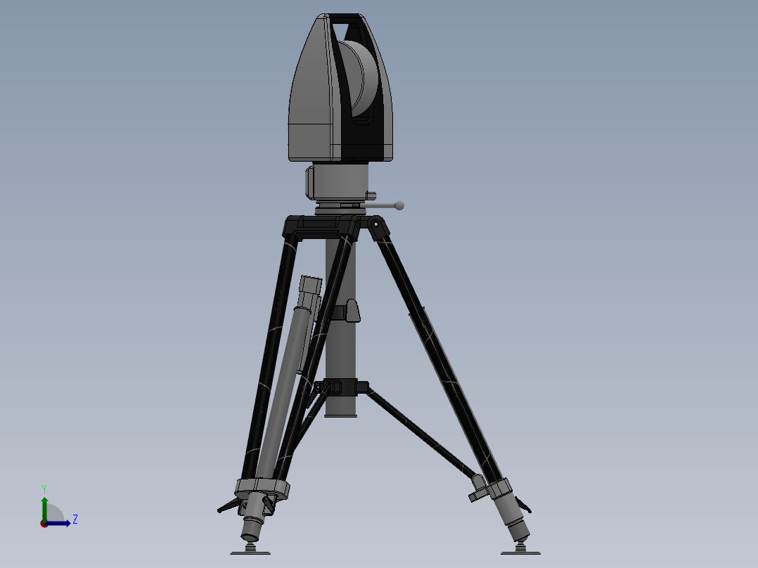 AT960激光跟踪仪左视图