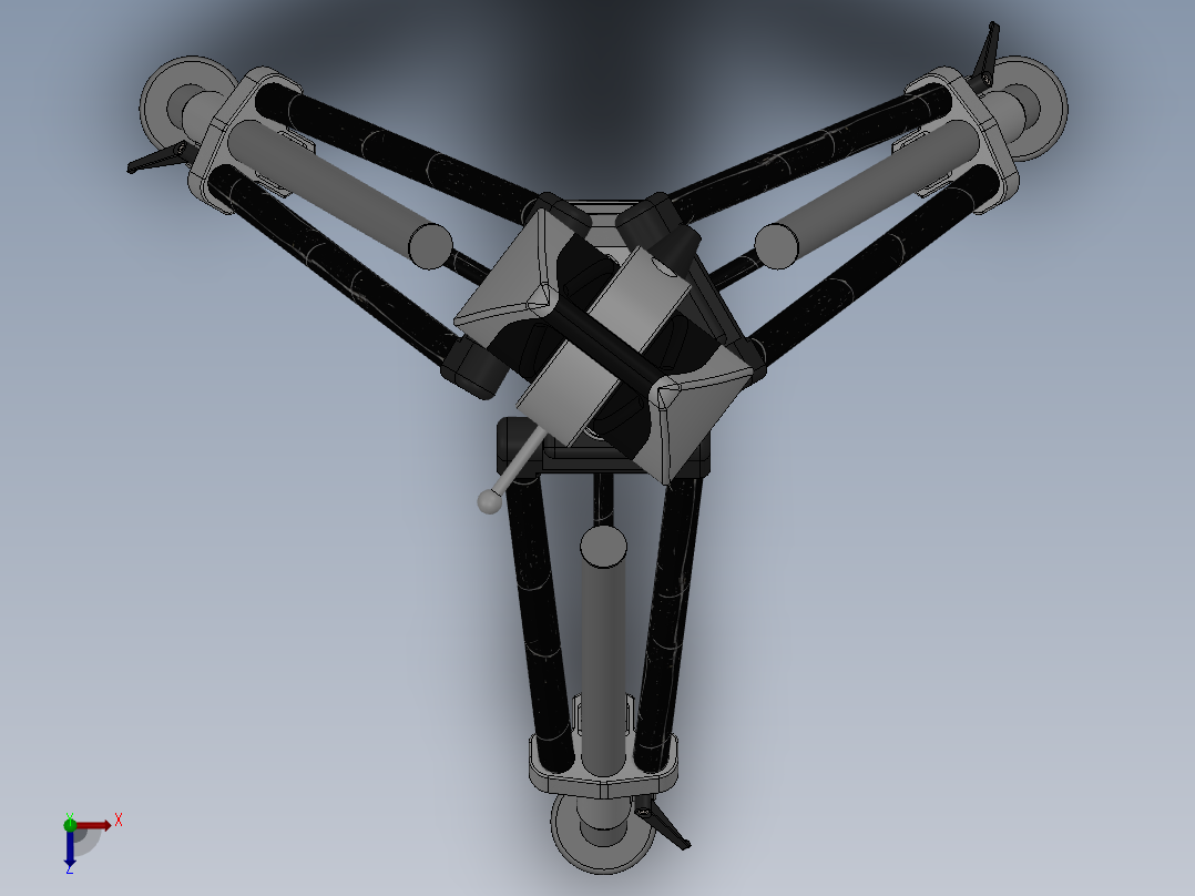 AT960激光跟踪仪俯视图