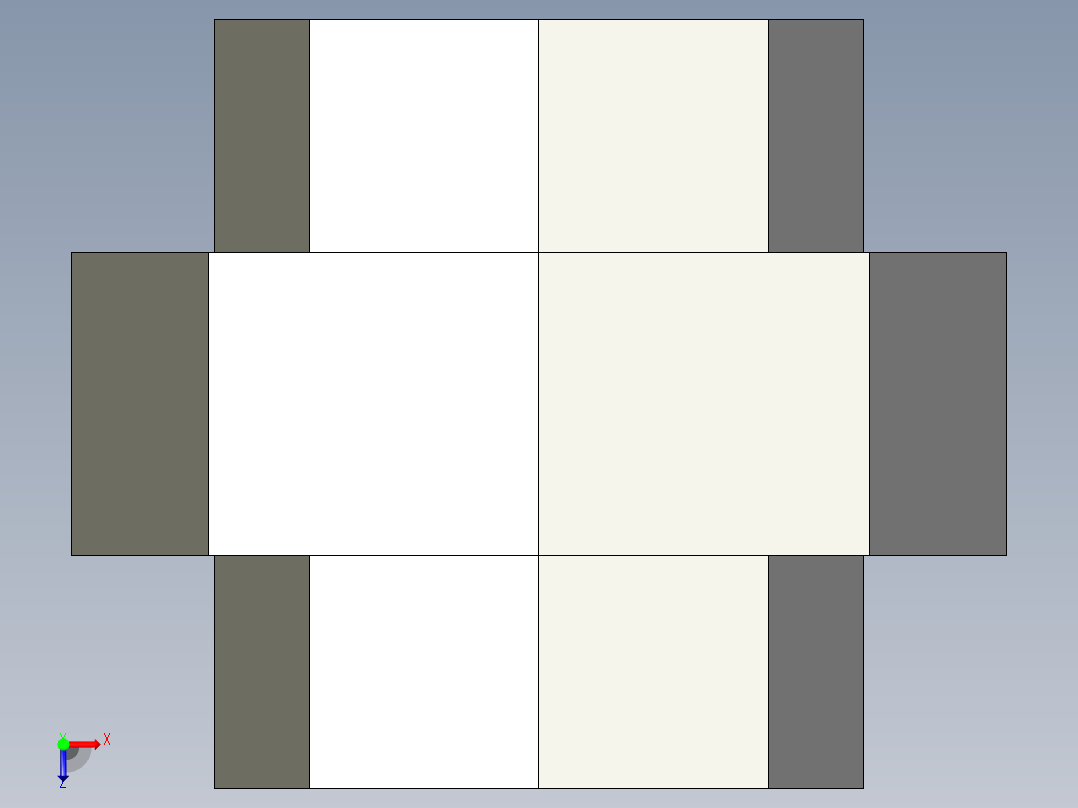 WU内牙活接头WU-1俯视图