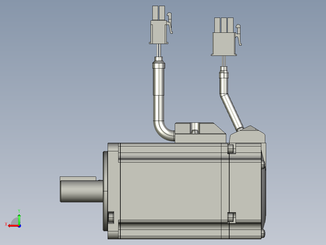 1MSMF042L1U2松下低惯量400W无刹车60法兰2后视图