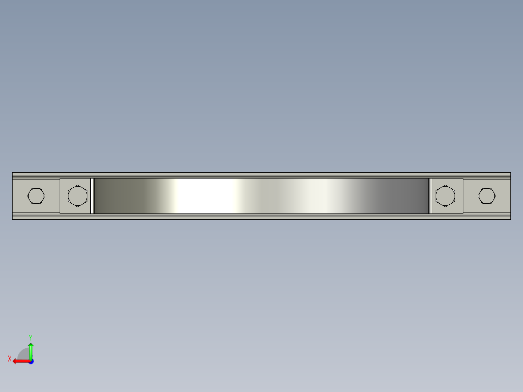 XTD01控制箱抱箍装配后视图