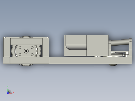 高性能低成本轮式机器人底盘前视缩略图