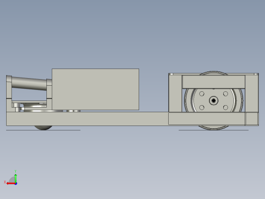 高性能低成本轮式机器人底盘后视缩略图