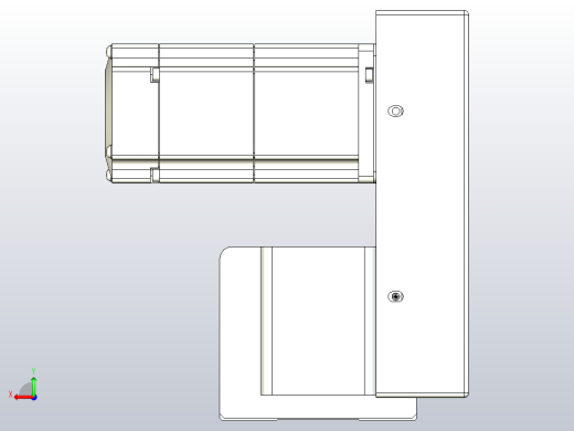 皮带直线轴半封闭可选导轨TPA-HNB-85D-90-L850-RU-Y-P20-N3后视缩略图