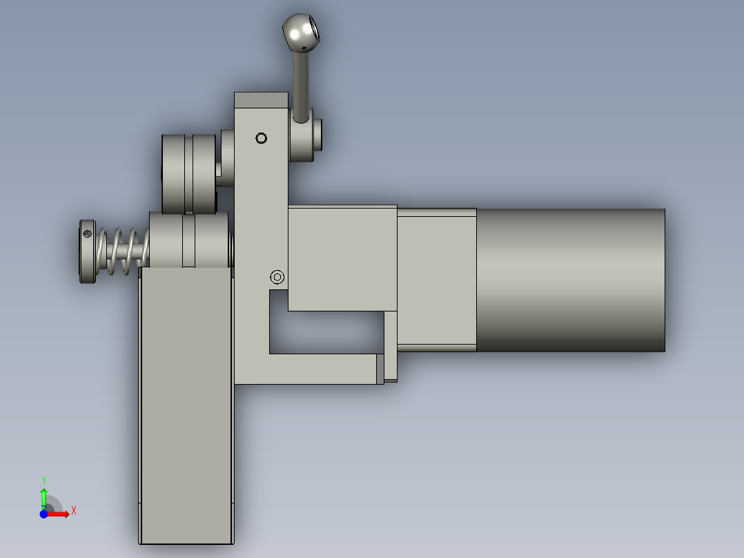TB-01-00拉带机构前视图