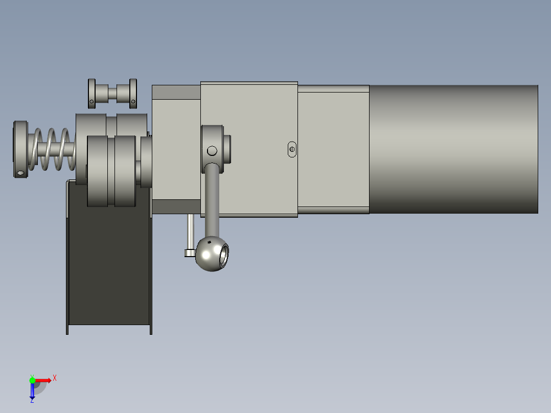 TB-01-00拉带机构俯视图