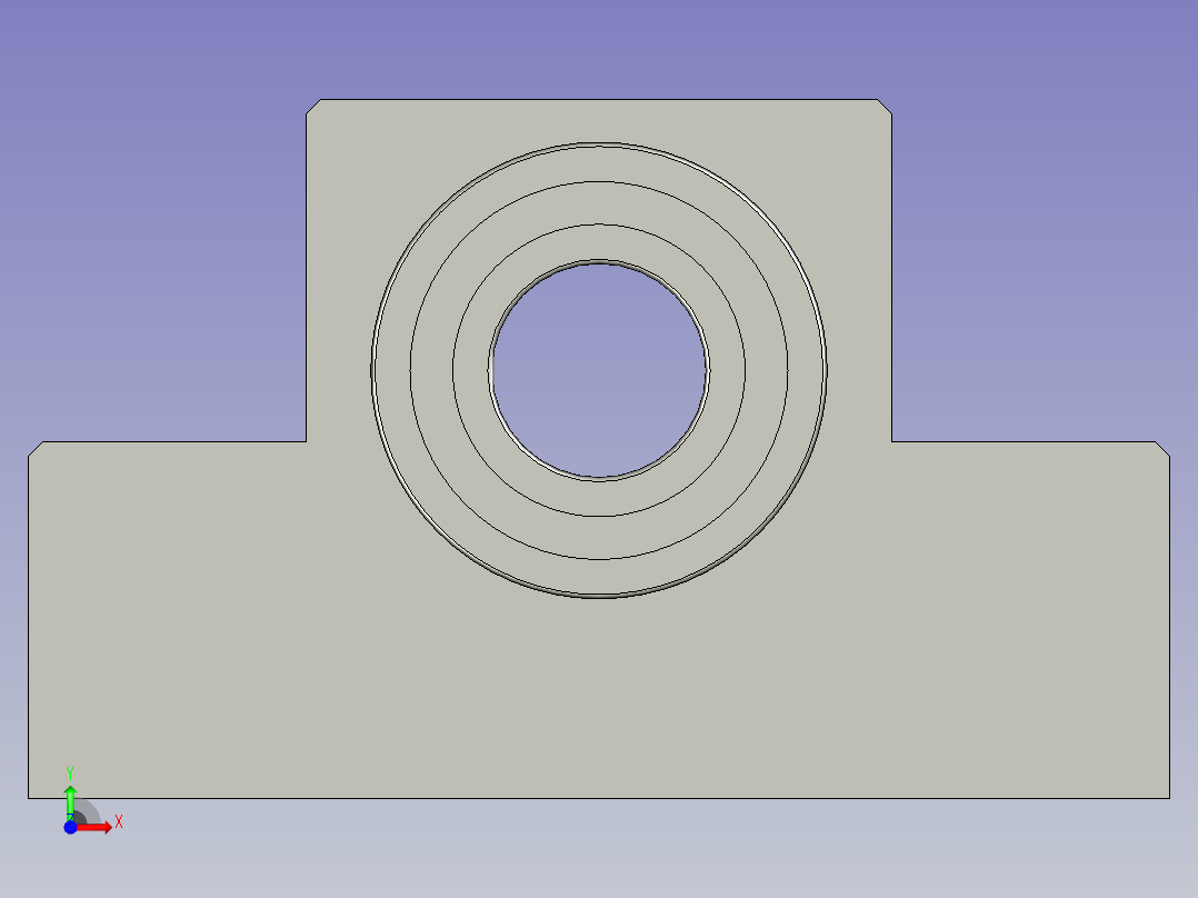 支撑侧支座LEB31-15怡和达(2400)前视图