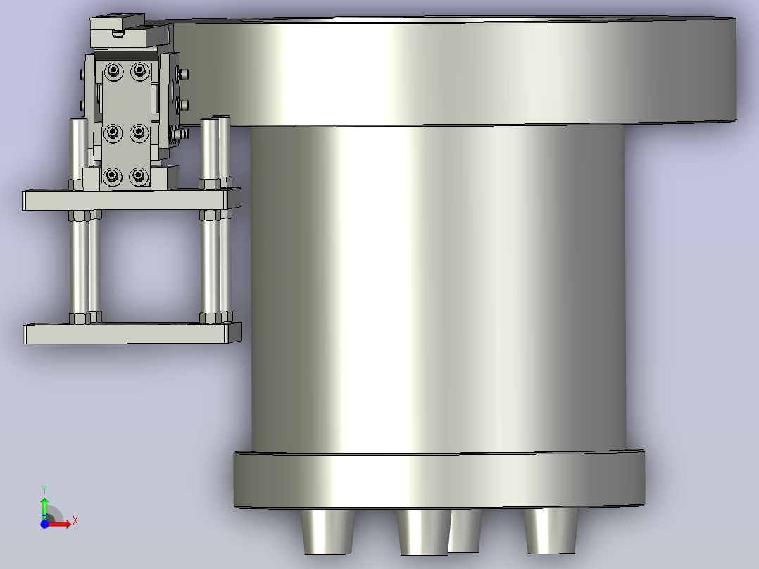 导电片上料组前视图