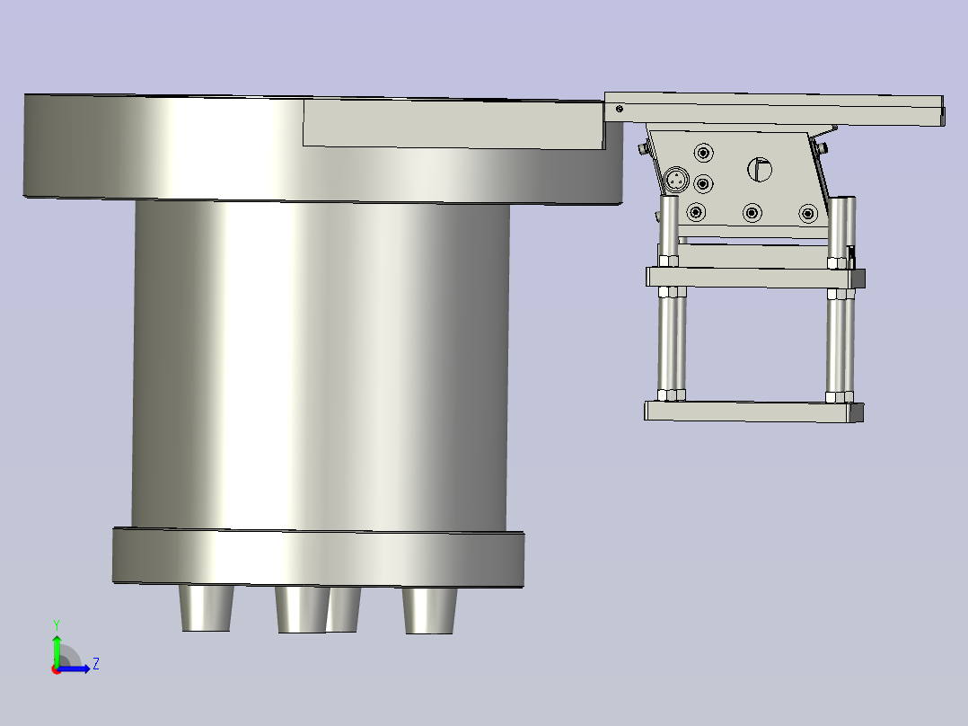 导电片上料组左视图