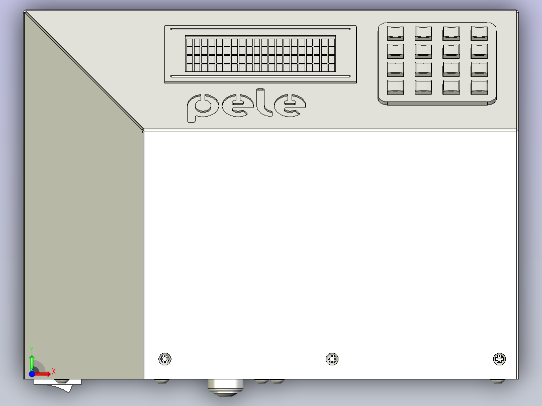 翁特罗尔控制面板前视图