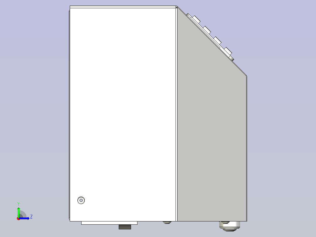 翁特罗尔控制面板左视图