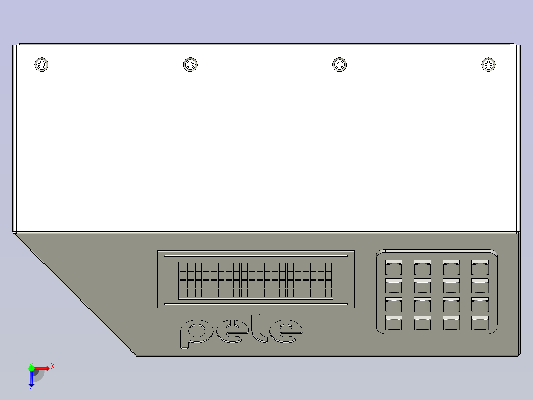 翁特罗尔控制面板俯视图