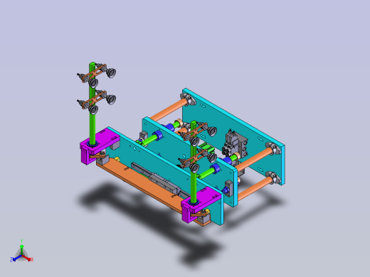 翻转吸料机构正等轴测缩略图