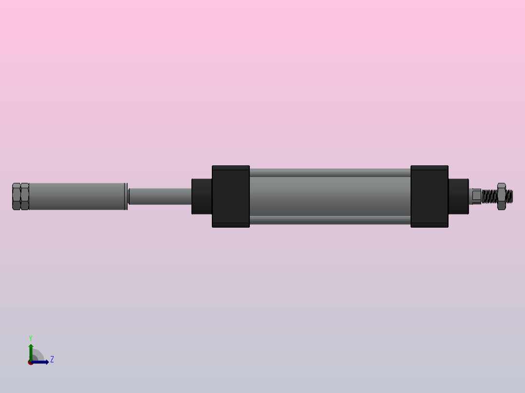 FY-SC标准气缸系列[FY-SCJ-32X80-S]左视图