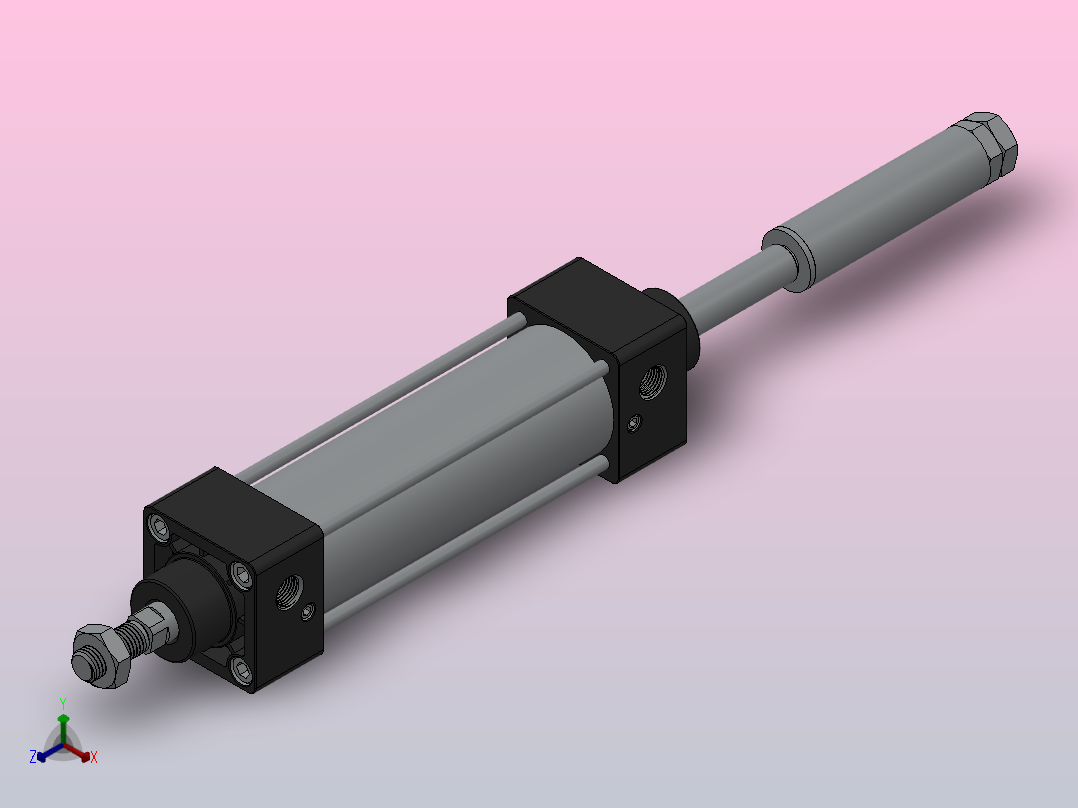 FY-SC标准气缸系列[FY-SCJ-32X80-S]正等轴测图