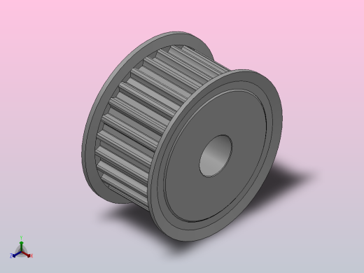 标准型半圆弧形齿同步带轮S8M型_SS8MHC-26-30-dc18-A