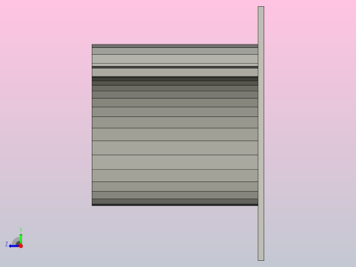 一种简单的全打印弹簧夹具右视缩略图