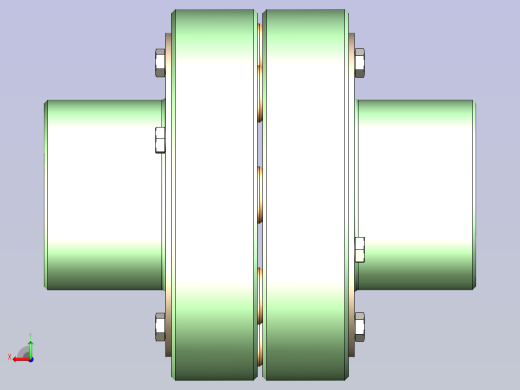 弹性柱销联轴器 HL4 50X112(基准)后视缩略图
